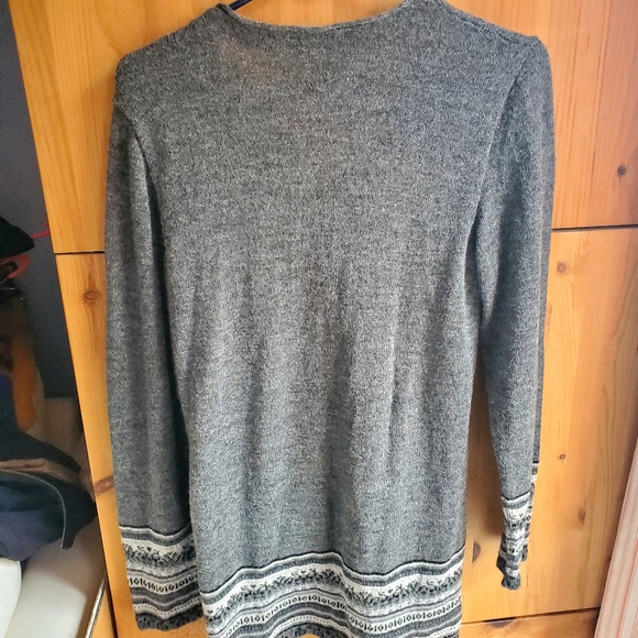 Frisenvang 100% Alpaca Grey Long Cardigan size Small - Picture 4 of 8